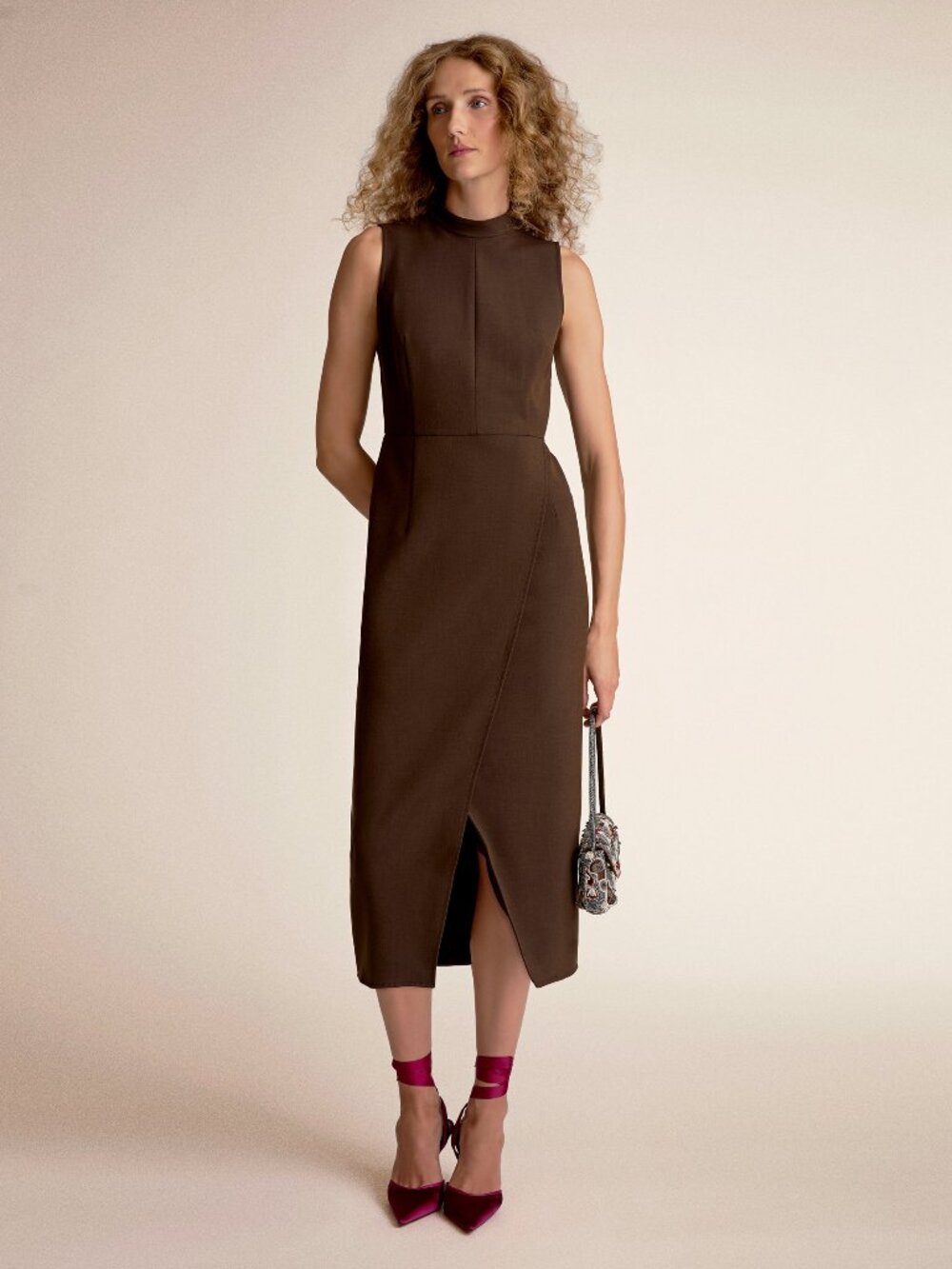 M.M. LaFleur Valencia Power Dress Chocolate Torte Brown Size 16